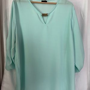 Torrid mint sheer top